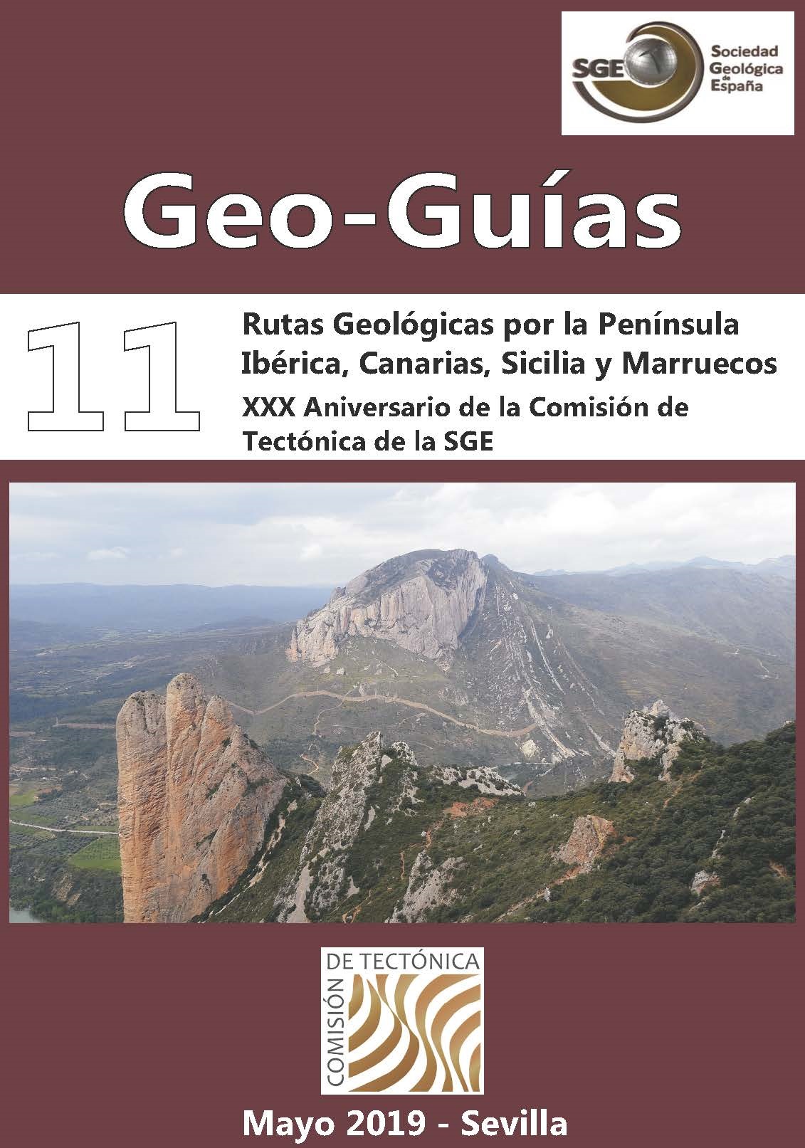Portada geoguía número 9. Arnao, Pajares, Asturias, León, Cordillera cantábrica
